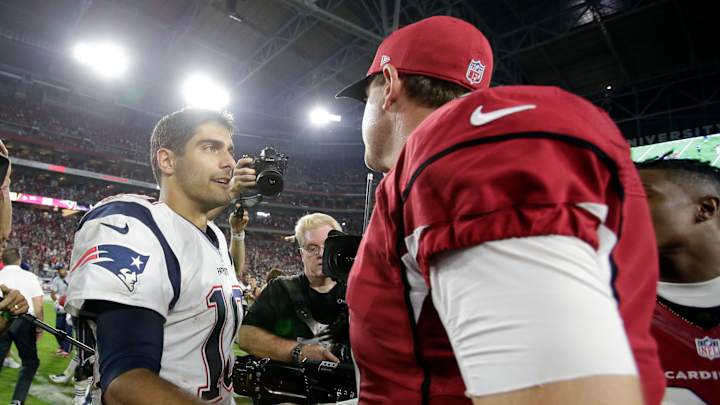 Jimmy Garoppolo helps Patriots beat Cardinals 23-21 Jimmy Garoppolo helps Patriots beat Cardinals 23-21