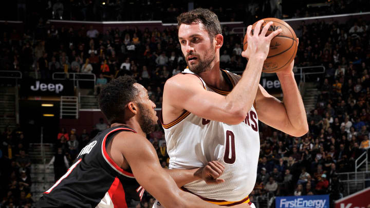 Watch: Cavs’ Kevin Love scores 34 points in first quarter vs. Blazers Watch: Cavs’ Kevin Love scores 34 points in first quarter vs. Blazers