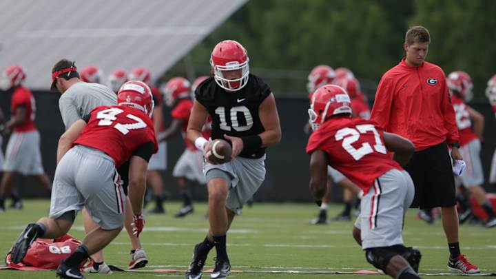 Georgia QB race could be affected by health of top RBs