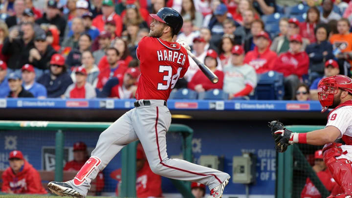 Watch: Bryce Harper smokes two-run homer to right