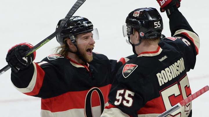 Robinson's 1st NHL goal helps Senators top Panthers 3-1