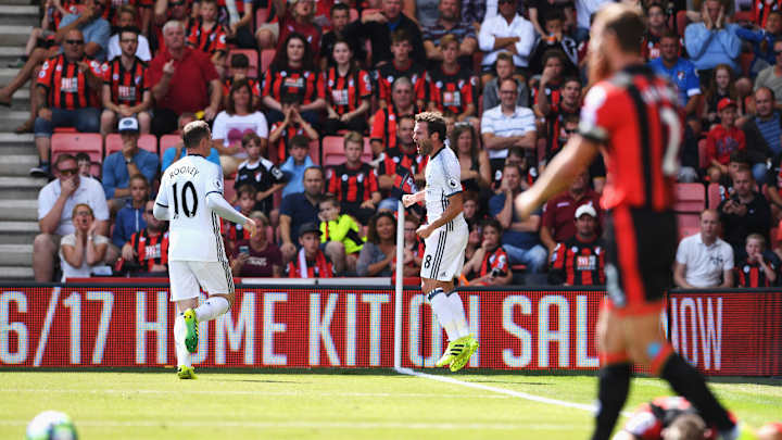 Watch: Mata, Rooney, Zlatan score in Manchester United's win vs. Bournemouth