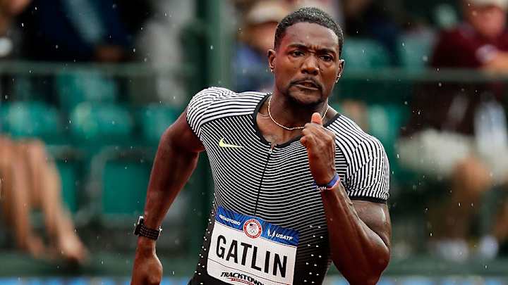 Watch: Justin Gatlin wins 200 meters in 19.75 at Olympic trials