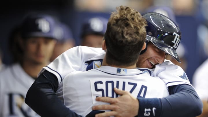 Gomez, Valbuena homer, Astros hold off Rays for 4-3 victory