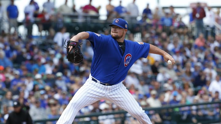 Lester strikes out 10, homers to lead Cubs over Rockies 10-0