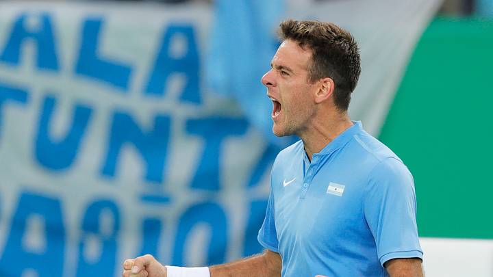 Elevator, Djokovic behind him, del Potro wins on short rest Elevator, Djokovic behind him, del Potro wins on short rest