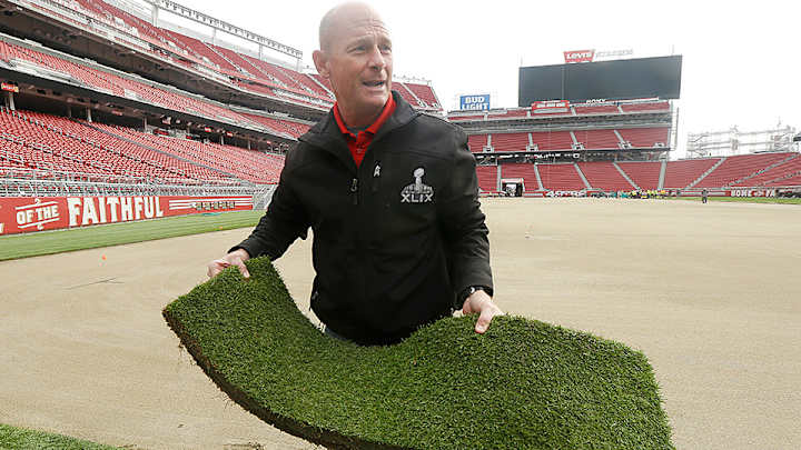 New field at Levi’s Stadium installed and ready for Super Bowl 50