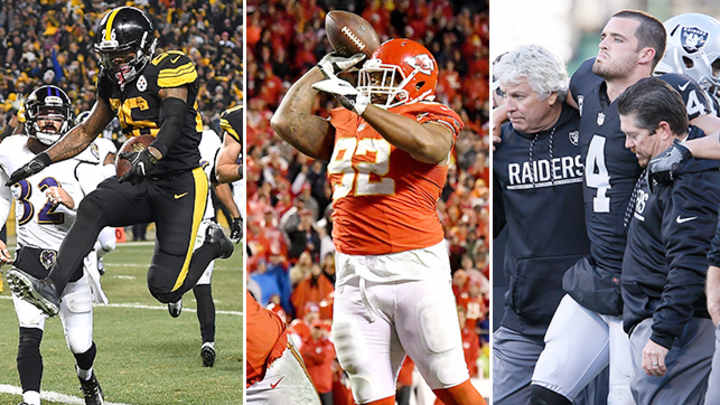 Steelers Win a Classic, Chiefs Bury Broncos (with Fat Guy TD!), and the Raiders Without Derek Carr