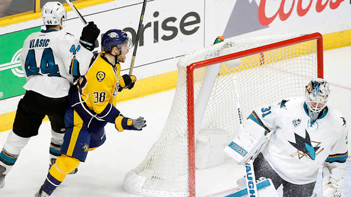 Watch: Preds' Arvidsson scores OT winner, forces Game 7 vs. Sharks