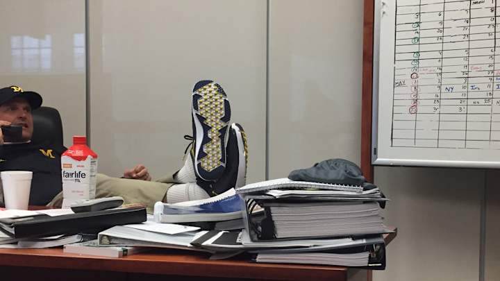 Jim Harbaugh refuses to drink 1% or skim milk Jim Harbaugh refuses to drink 1% or skim milk