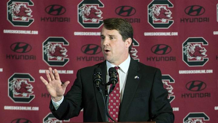 South Carolina coach Will Muschamp on his second chance: I've been knocked down before and will get back up again