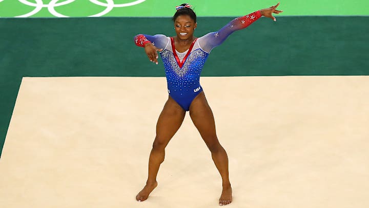 Biles and Raisman win gold and silver on floor, Leyva wins two silver medals