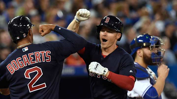 Holt hits grand slam, Red Sox beat Blue Jays 8-7