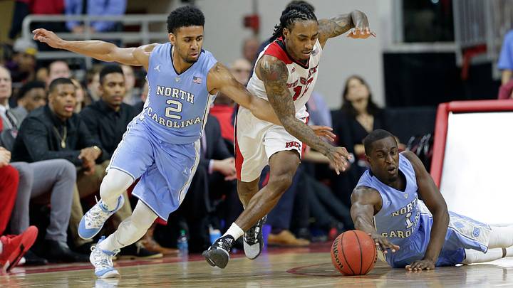 No. 7 UNC beats rival NC State 80-68 to stay in 1st in ACC No. 7 UNC beats rival NC State 80-68 to stay in 1st in ACC