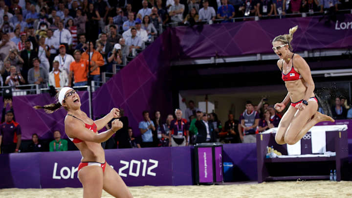 At Copacabana, Olympic beach volleyball is always in fashion