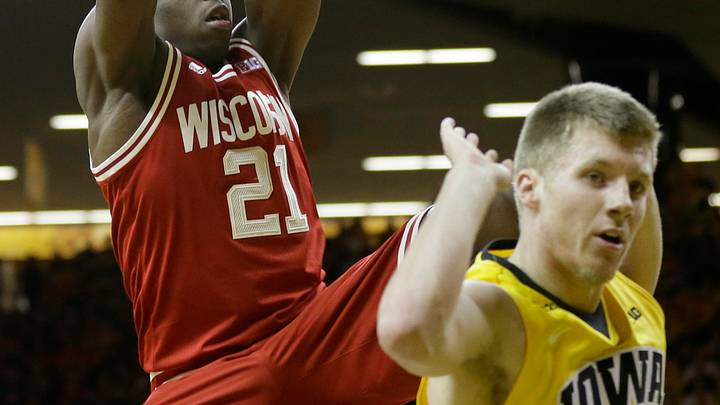 No. 8 Iowa upset by Wisconsin 67-59; 3rd loss in 4 games No. 8 Iowa upset by Wisconsin 67-59; 3rd loss in 4 games