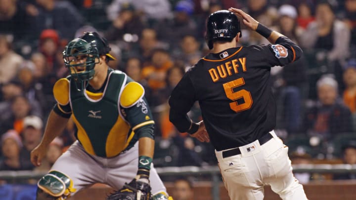 Posey plates 2, Peavy goes 5 scoreless and Giants beat A's
