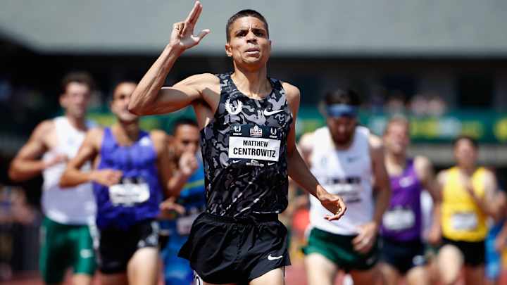 Watch: Olympian hits dab after running 3:54.02 mile Watch: Olympian hits dab after running 3:54.02 mile