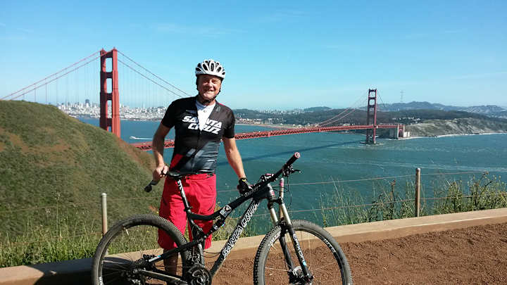 Blind mountain biker uses BONX wearable to navigate the trails Blind mountain biker uses BONX wearable to navigate the trails