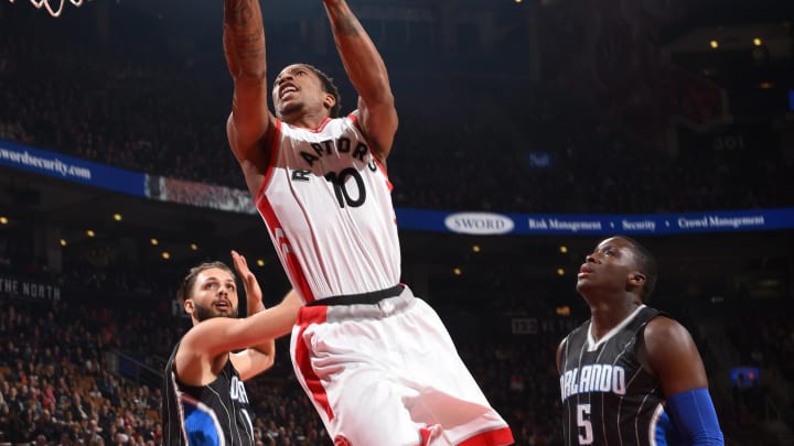 DeRozan, Scola lead Raptors over Magic 105-100 DeRozan, Scola lead Raptors over Magic 105-100
