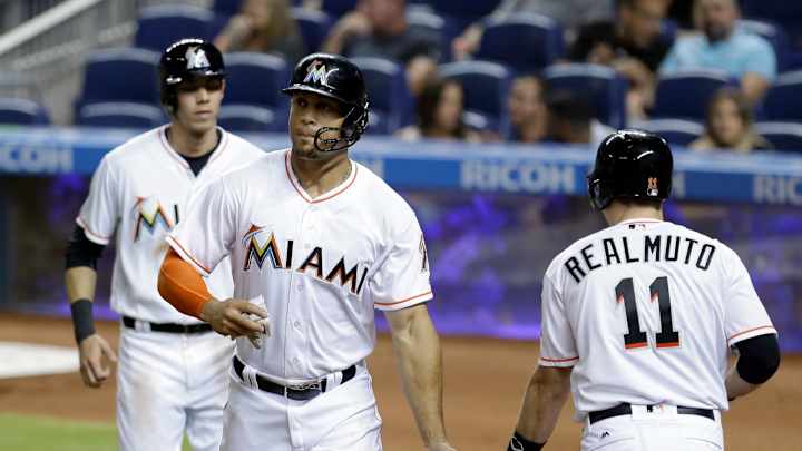 Stanton 1st to take advantage of cozier Marlins Park Stanton 1st to take advantage of cozier Marlins Park