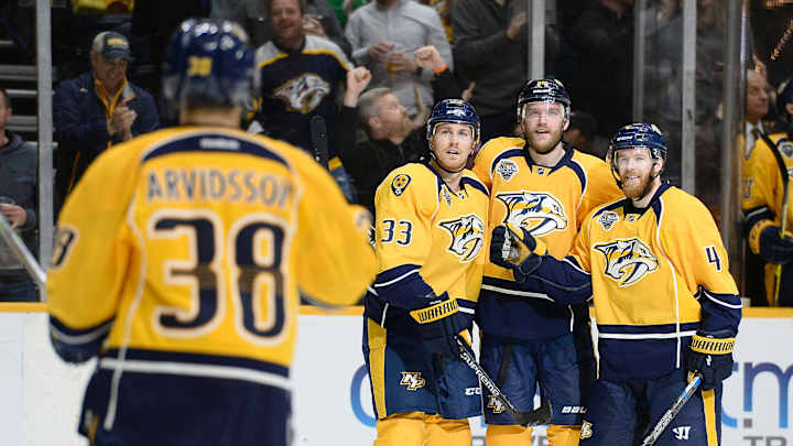 Weber returns to lead Predators over Stars 5-3 Weber returns to lead Predators over Stars 5-3