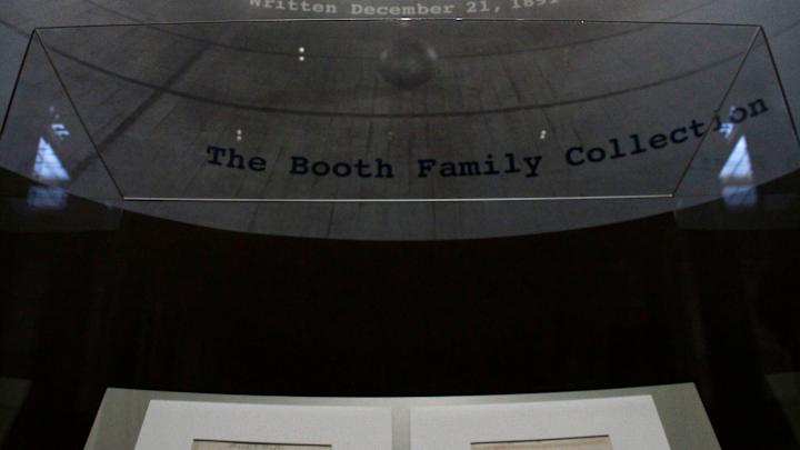 Original basketball rules displayed at University of Kansas