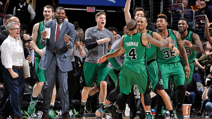Watch: Celtics’ Avery Bradley hits buzzer-beating three to sink Cavaliers