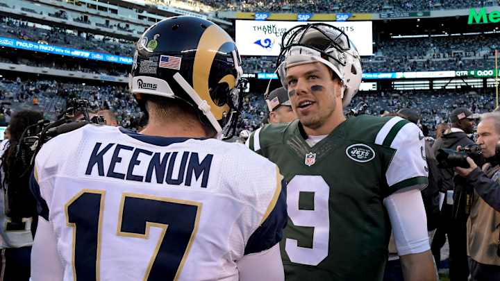 Rams, Jets still facing uncertain situations at quarterback