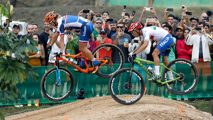 Nino Schurter of Switzerland wins Olympic mountain bike race