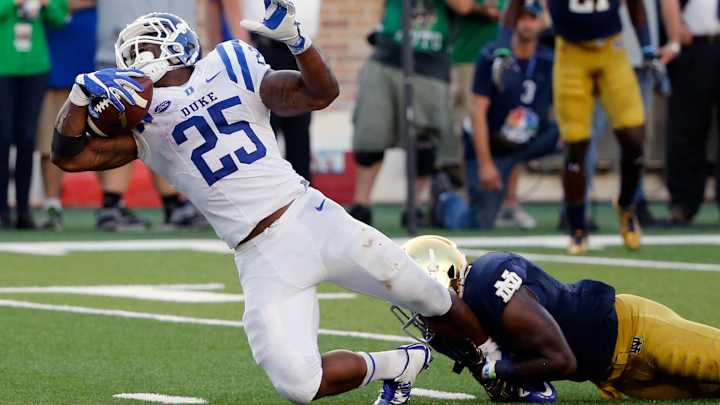 Duke RB Jela Duncan out vs Virginia with leg injury