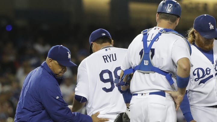 Dodgers place pitcher Ryu on DL; Pederson returns