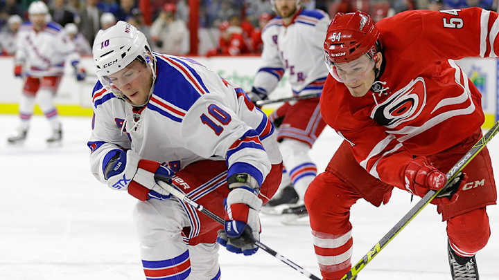 Watch: Rangers’ J.T. Miller steals puck, dekes Hurricanes’ Lack for goal