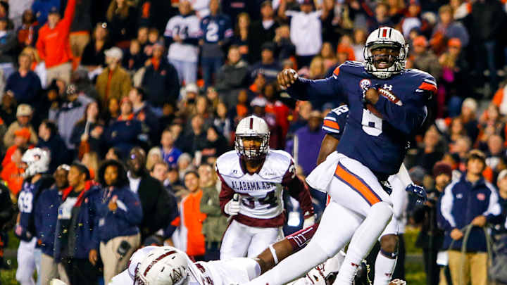 No. 16 Auburn starts Johnson at QB against No. 1 Alabama