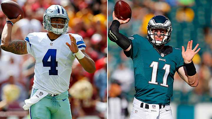 Pump the brakes! Hype over rookie QBs Carson Wentz, Dak Prescott is overblown