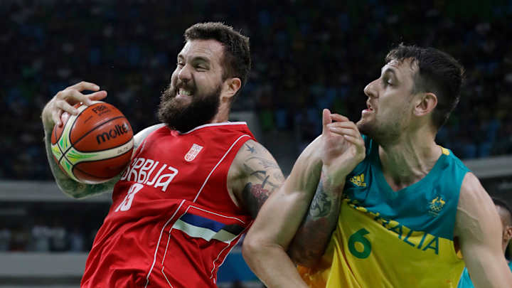 Serbia beats Australia 87-61, plays US for men's hoops title Serbia beats Australia 87-61, plays US for men's hoops title