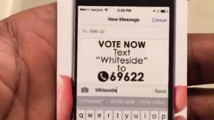 Hassan Whiteside had business cards made for his All-Star campaign Hassan Whiteside had business cards made for his All-Star campaign