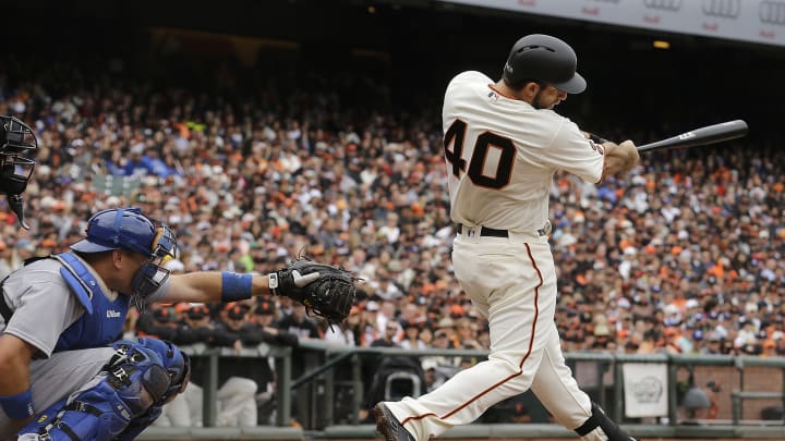 MadBum batting and no DH "wasn't a tough call" for Bochy