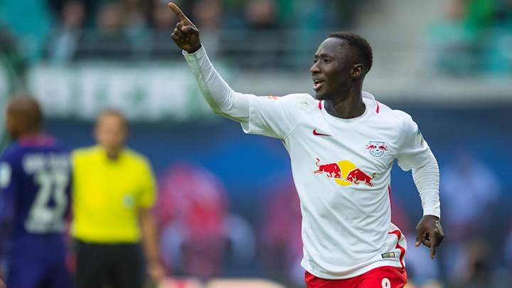 Promoted Leipzig beats Bremen to move into second in Bundesliga