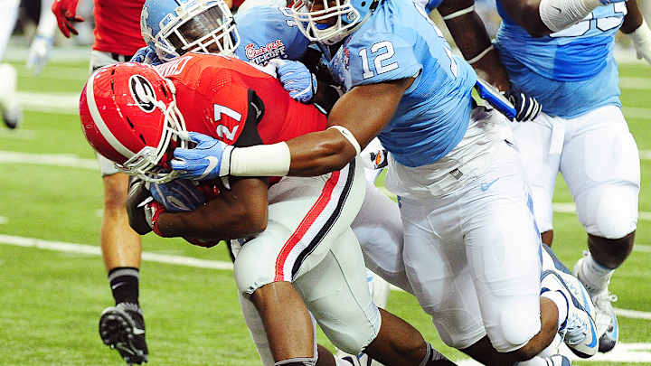 Instant analysis: Georgia stakes its claim as SEC contender with win over North Carolina Instant analysis: Georgia stakes its claim as SEC contender with win over North Carolina