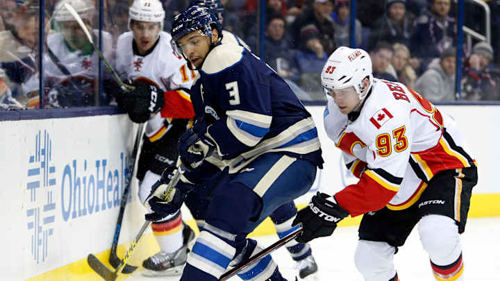 Rookie Bennett scores twice to send Calgary past Columbus