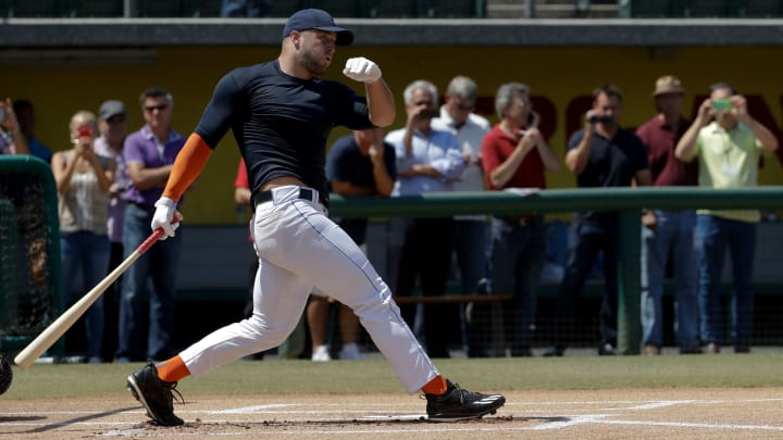 Tim Tebow arrives at Mets camp for first day of instructional league