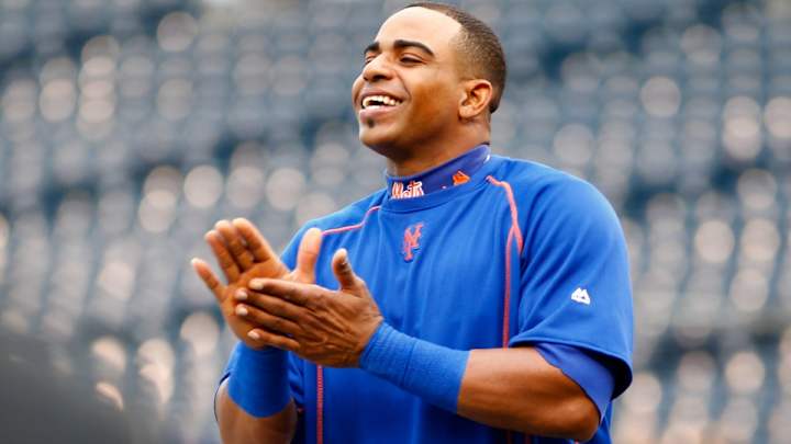 Yoenis Cespedes drove a crazy Jeep to practice