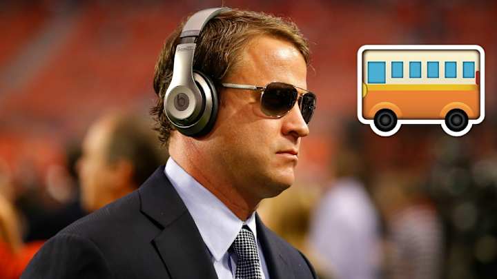 Alabama buses left without Lane Kiffin after national championship win