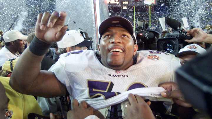 SB 35: Ravens dominate Giants for 1st Super Bowl