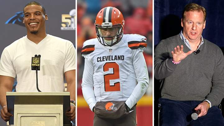 Cam Handles the Press, Manziel’s Exit Assured, and NFL Misses the Point on PSI Measurements