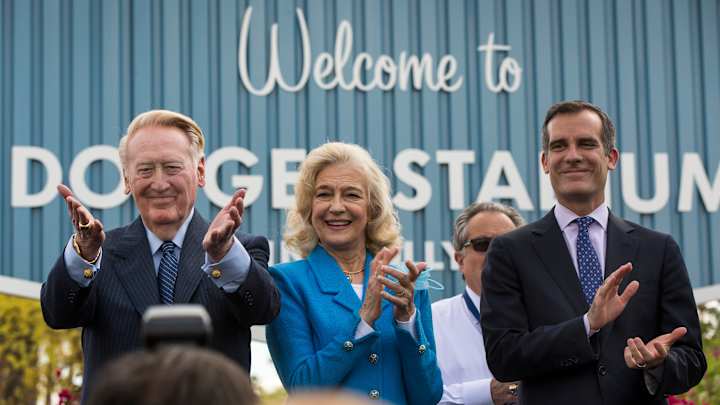 Directions to Dodger Stadium: Take Vin Scully Avenue