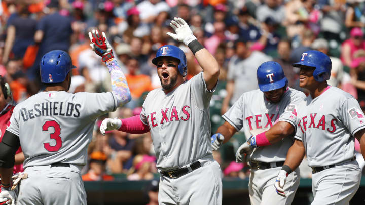 Wilson hits slam vs team that traded him, Texas tops Tigers