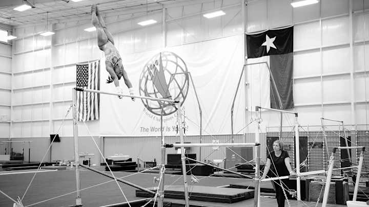 At the Gym with Simone Biles At the Gym with Simone Biles