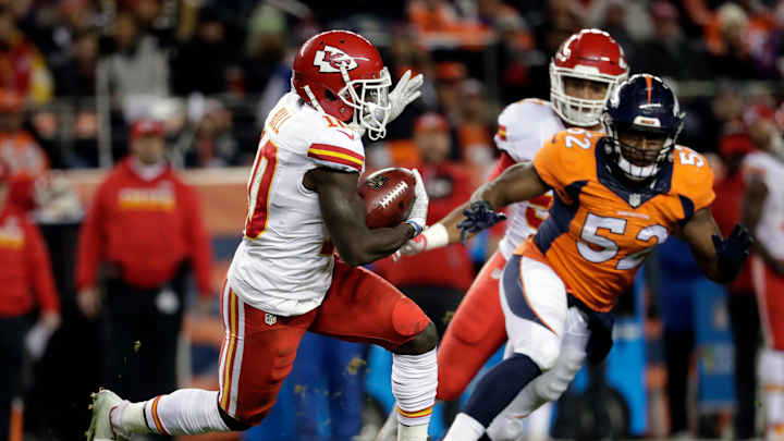 Hill scores by run, pass catch and return in 30-27 OT win